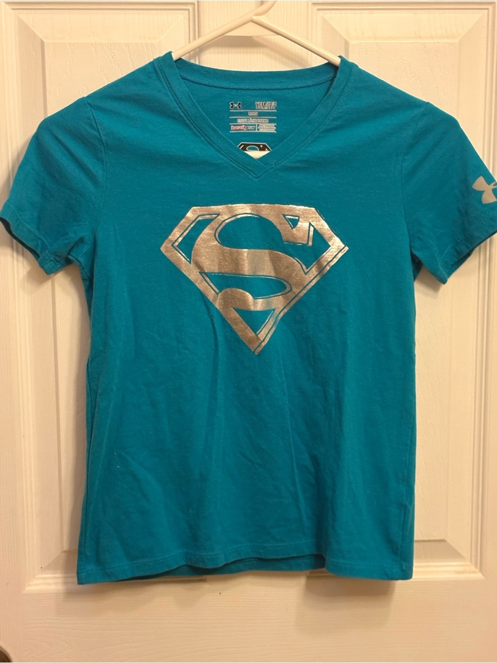 Under Armour Teal HeatGear Loose Fit Graphic Tee